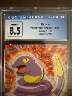 Topps Pokemon TV Edition Series 2 CGC 8.5 #23 Ekans - Image 2