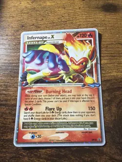 Infernape LV. X Black Star Promo - Pokemon Diamond & Pearl DP10 Promo - LP - Image 1