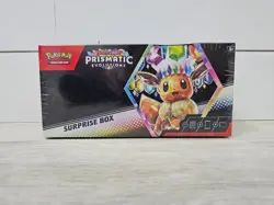 Pokemon TCG Scarlet and Violet Prismatic Evolutions Surprise Box Factory Sealed - Image 1