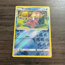 Pokemon TCG Slowpoke 54/214 Lost Thunder Reverse Holo Common NM - Image 1
