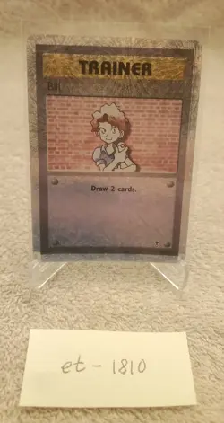 Pokemon TCG Vintage 2002 Trainer Bill Reverse Holo Legendary MP-HP+ 108/110 - Image 2