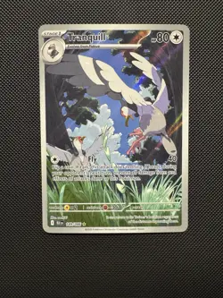 Pokemon TCG Tranquill 149/086 Scarlet & Violet Black Bolt Illustration Rare NM - Image 1