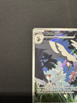 Pokemon TCG Tranquill 149/086 Scarlet & Violet Black Bolt Illustration Rare NM - Image 5