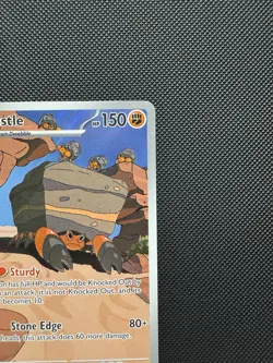 Pokemon TCG Crustle 130/086 Scarlet & Violet Black Bolt Illustration Rare NM - Image 2