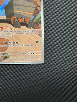 Pokemon TCG Crustle 130/086 Scarlet & Violet Black Bolt Illustration Rare NM - Image 3