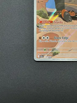 Pokemon TCG Crustle 130/086 Scarlet & Violet Black Bolt Illustration Rare NM - Image 4