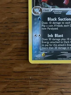 Team Rocket Returns Dark Octillery Reverse Holo Stamped 8/109 -2004 Pokemon Rare - Image 5