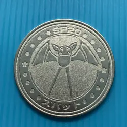 Zubat Pokemon Coin Medal game Japan Anime rare Pocket monster Nintendo F/S - Image 1