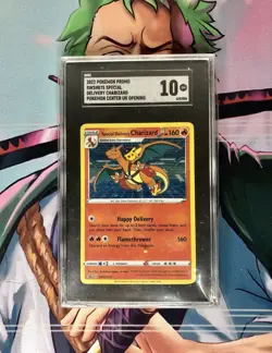 Pokemon Promo Special Delivery Charizard Pikachu Holo GemMint SWSH075 SGC 10 Psa - Image 1