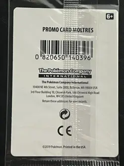 Pokemon Moltres Pre-Release Promo Sealed - Team Up - 19/181 2 - Image 2