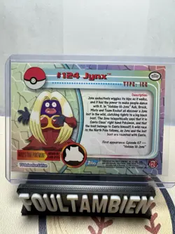 Jynx #124 - Silver Foil - Pokemon Topps Series 3 - Image 2