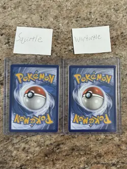 Pokemon 151 English Squirtle and Wartortle Illustration rares - Image 2