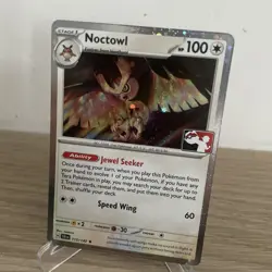 Noctowl 115/142 Cosmos Holo Play! Stamped Pokemon Prize Pack Stellar Crown - Image 1