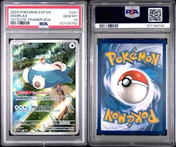 2023 POKEMON SVP EN-SV BLACK STAR PROMO 151 ELITE TRAINER BOX SNORLAX PSA 10 - Image 3