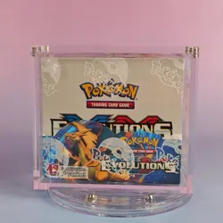 POKEMON EVOLUTIONS ELITE TRAINER BOX ENGLISH SEALED IN ACRYL CASE - Image 1