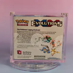 POKEMON EVOLUTIONS ELITE TRAINER BOX ENGLISH SEALED IN ACRYL CASE - Image 3