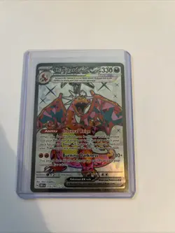 Pokemon TCG Charizard EX Obsidian Flames 215/197 Near Mint Condition - Image 1