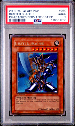 PSA 2 1ST EDITION 2002 Pharaoh's Servant Buster Blader PSV-050 YUGIOH Ultra Rare - Image 1