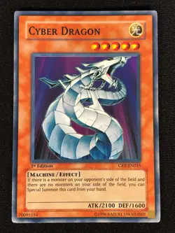 Yugioh Cyber Dragon CRV-EN015 1st Super (LP) - Image 1