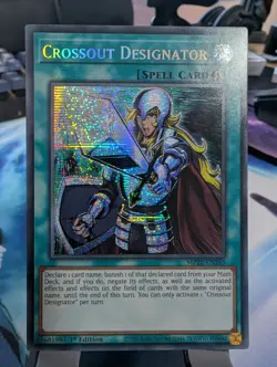 YuGiOh! Crossout Designator MP22-EN265 Secret Rare 1st Ed - Image 1