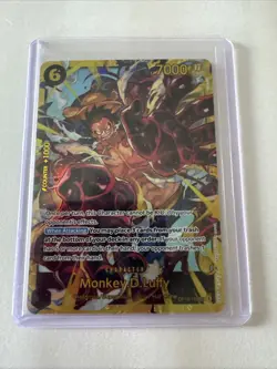 Monkey.D.Luffy OP10-118 SEC Foil Royal Blood One Piece Ccg Bandai English - Image 1