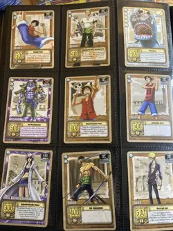 One Piece TCG lot 30 Karten Holo Ruffy, Smoker, Zorro, Robin, Crocodile Treasure - Image 3