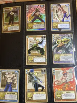 One Piece TCG lot 30 Karten Holo Ruffy, Smoker, Zorro, Robin, Crocodile Treasure - Image 4