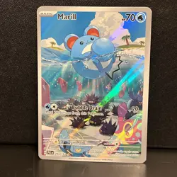 Pokemon TCG Marill Paldea Evolved Holo 204/193 Illustration Rare - Image 1