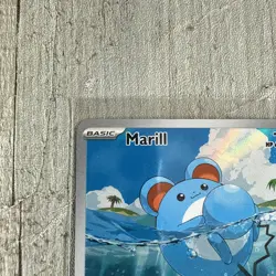 Pokemon TCG Marill Illustration Rare Holo Card 204/193 Paldea Evolved Pack Fresh - Image 2