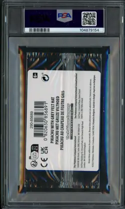 #1 Pokemon Pikachu with Grey Felt hat Van Gogh 085 Graded Sealed Promo PSA 10 - Image 2