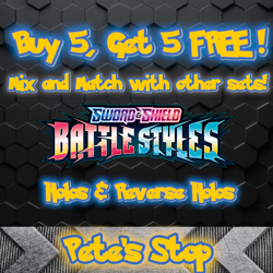 Pokemon Cards - Sword & Shield: Battle Styles - Holos & Reverse Holos - TCG - Image 1