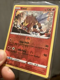 Pokemon Card Entei Battle Styles Reverse Holo Rare 020/163 Near Mint - Image 1