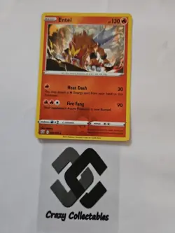 Pokemon Cards Entei 020/163 Reverse Holo Battle Styles Nr Mint Card - Image 1