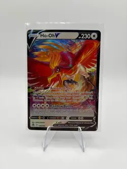 Ho-Oh V 140/195 - Pokemon TCG Silver Tempest Sword & Shield Ultra Rare Card NM - Image 1