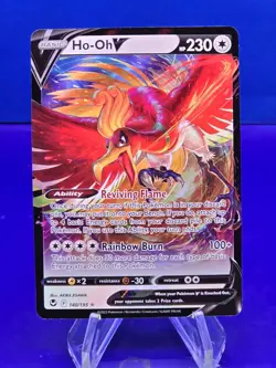 Ho-Oh V - 140/195 - Ultra Rare Holo - Pokemon TCG Card Silver Tempest NM/M - Image 1