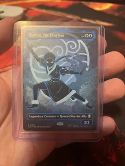 Katara, the Fearless (Borderless) (Neon Ink Foil) [Avatar: The Last Airbender] - Image 2
