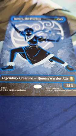 Katara, the Fearless (Borderless) (Neon Ink Foil) Avatar The Last Airbender Foil - Image 3