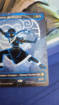 Katara, the Fearless (Borderless) (Neon Ink Foil) Avatar The Last Airbender Foil - Image 4