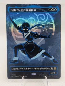 Katara, the Fearless (Borderless) (Neon Ink Foil) Avatar: The Last Airbender MTG - Image 1
