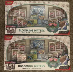 Lot Of 2 POKEMON TCG: Scarlet & Violet 151 -Blooming Waters Premium Collection. - Image 1