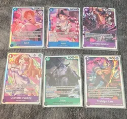 One Piece TCG SR Lot of 33 Super Rare Cards Mixed Sets NM Op14 Op13 Op12 Prb02 - Image 2