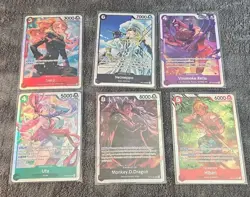 One Piece TCG SR Lot of 33 Super Rare Cards Mixed Sets NM Op14 Op13 Op12 Prb02 - Image 3