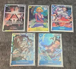 One Piece TCG SR Lot of 33 Super Rare Cards Mixed Sets NM Op14 Op13 Op12 Prb02 - Image 5