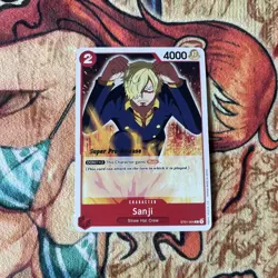 O NE PIECE ENGLISH CARD SUPER PRE-RELEASE GAME CARTE SANJI ST01-004 ST - Image 1