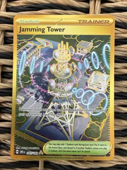 Pokemon TCG Trainer Jamming Tower Card 243/182 Destined Rivals - Image 1