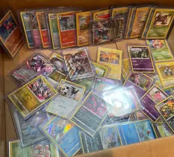 Huge Box Pokemon Card Collection Lot Binder Wotc Vintage 700+ Cards Graded Holos - Image 4