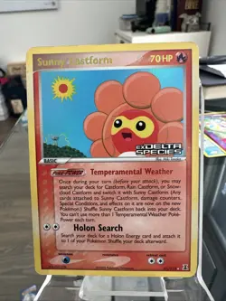 Pokemon Card - Sunny Castform Delta Species 31/113 Rare Reverse Holo Stamped - Image 1