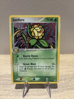 Sunflora Holo Rare 16/115 Unseen Forces MP/HP 2005 EX Series Pokemon TCG Card - Image 1