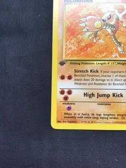 Pokemon Cards: Fossil 1st Edition Rare: Hitmonlee 22/62 - Image 5
