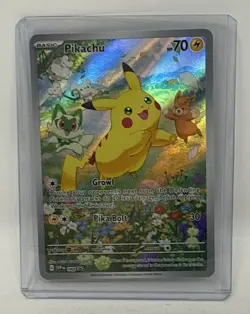 PIKACHU SVP 088 Scarlet & Violet Full Art Promo Pokemon Card Black Star Promo - Image 1